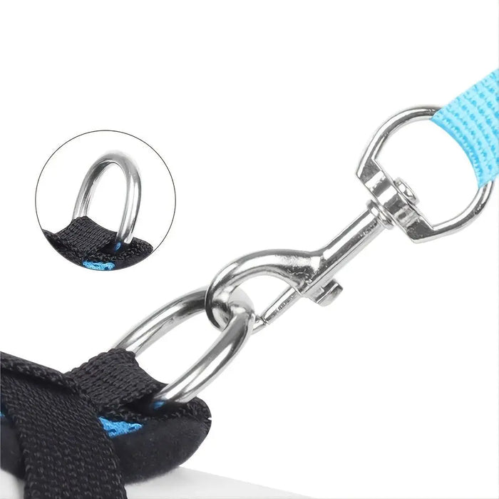 Pet Harness & Leash Set – Adjustable Reflective Harness for Dogs & Cats