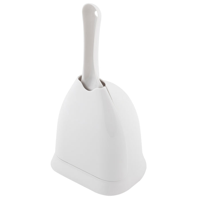The Petmate Scoop N Hide Cat Litter Scoop features a sleek handle and comes with a glossy, custom-designed holder offering stylish storage for your pet care essentials.