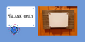 Photo panel with 4 holes - 2 different sizes to choose from