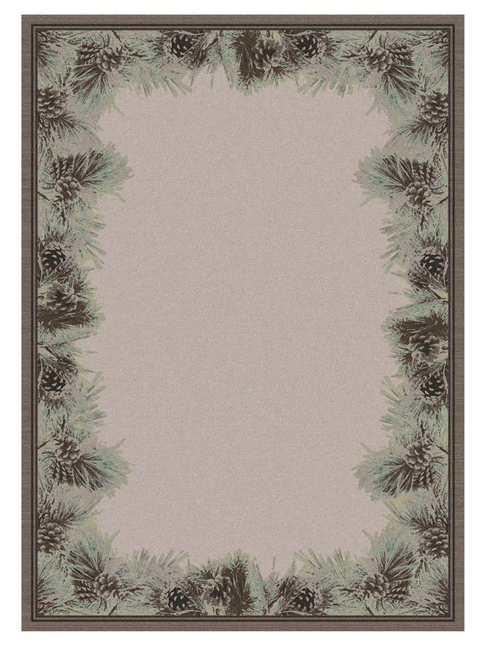 Pines & Needles Cabin Area Rug - Made in the USA - Your Western Decor