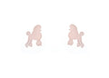 Pink Poodle Earrings