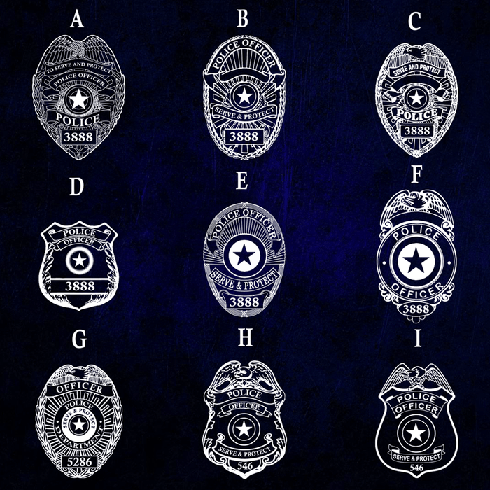 Canvas Prints 24" x 16" - BEST SELLER Personalized Canvas - Police x Dispatcher - Badge And Headset