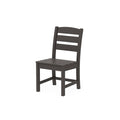 POLYWOOD Lakeside Dining Side Chair Outdoor Chairs Vintage Coffee 12034473