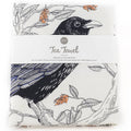 Porchlight Press Letterpress - Common Raven Tea Towel - West Coast Birds