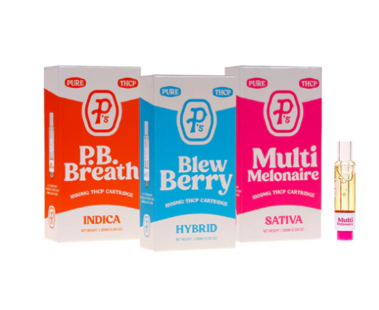 Pushin P's - 1g Pure THC-P Cartridge - 6pk