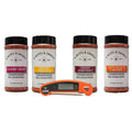 R Butts R Smokin Four Rub + Thermometer Gift Set Food Gift Baskets 12043673