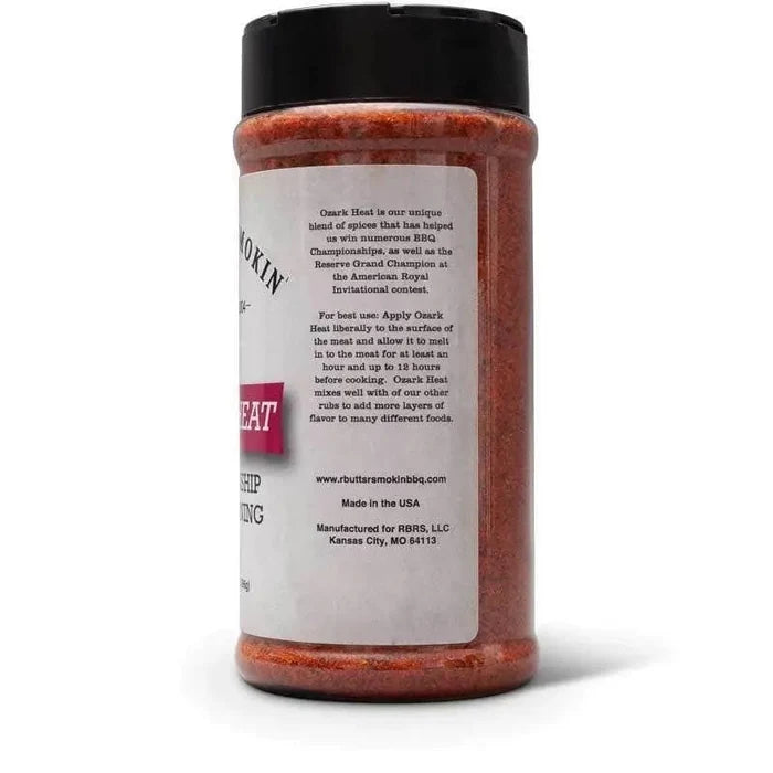 R Butts R Smokin' Ozark Heat BBQ Rub Seasonings & Spices