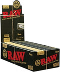 Raw - Single Wide Black Rolling Paper (25ct)