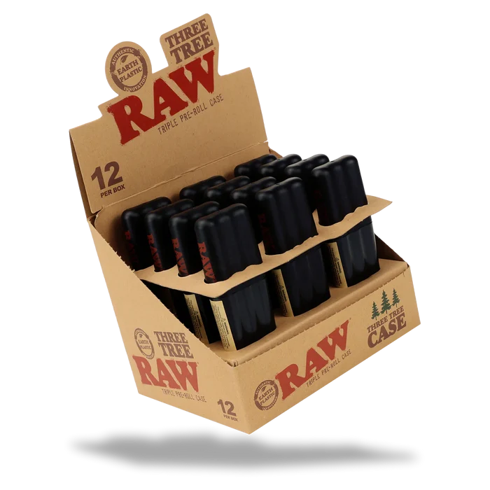 Raw Three Tree Triple Pre-Roll Case 12ct