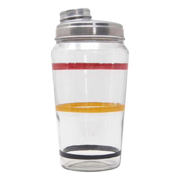 Vintage Red Yellow Black Ring Cocktail Shaker | The Hour Shop