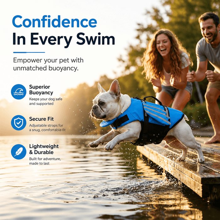 Reflective Angel Wing Dog Life Jacket Quick-Rescue Handle • Breathable Mesh • Reflective Safety Fursera