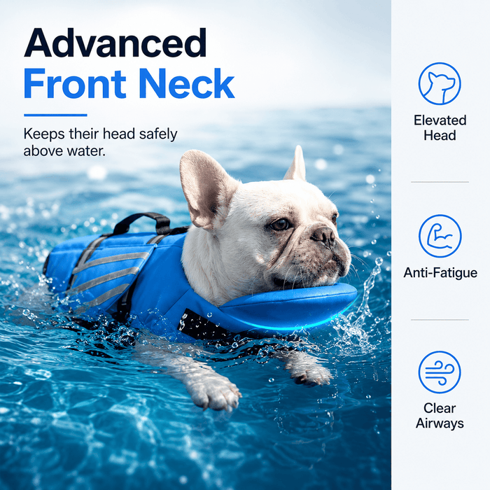 Reflective Angel Wing Dog Life Jacket Quick-Rescue Handle • Breathable Mesh • Reflective Safety Fursera
