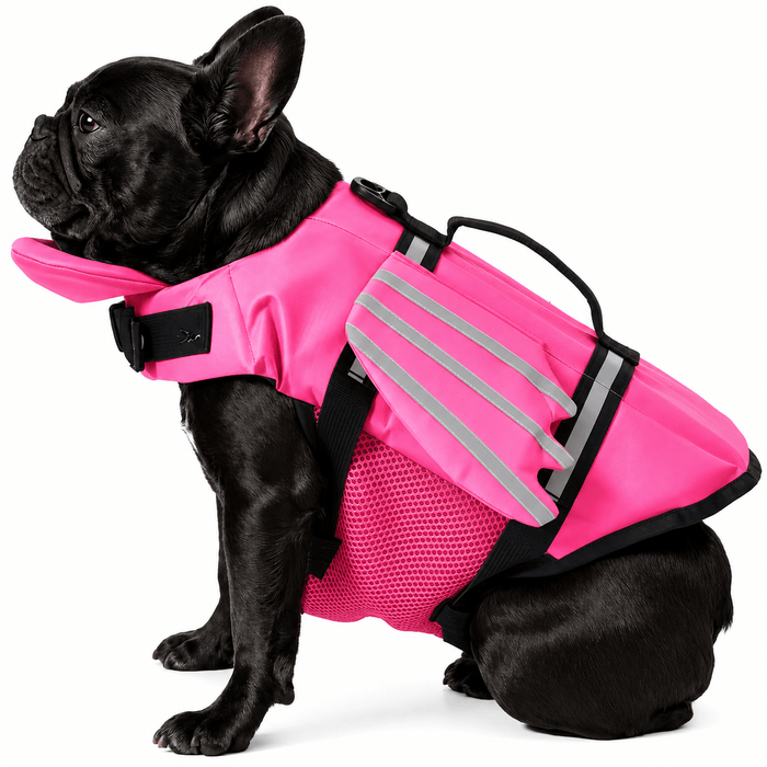 Reflective Angel Wing Dog Life Jacket Quick-Rescue Handle • Breathable Mesh • Reflective Safety Fursera