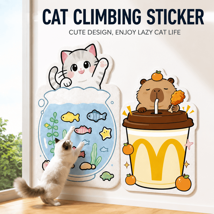 Removable Cat Scratching Pad Sticker Fursera