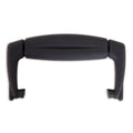 The Petmate Replacement Plastic Kennel Handle, featuring two angled connectors and a smooth ergonomic design for a comfortable grip, is ideal for attaching to suitcases or bags.