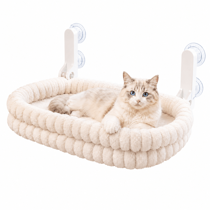 Reversible Cat Window Hammock – Cozy Suction Cup Hanging Bed Fursera