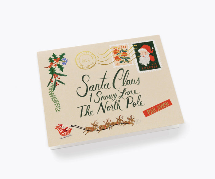 Rifle Paper Co. - Santa Letter card