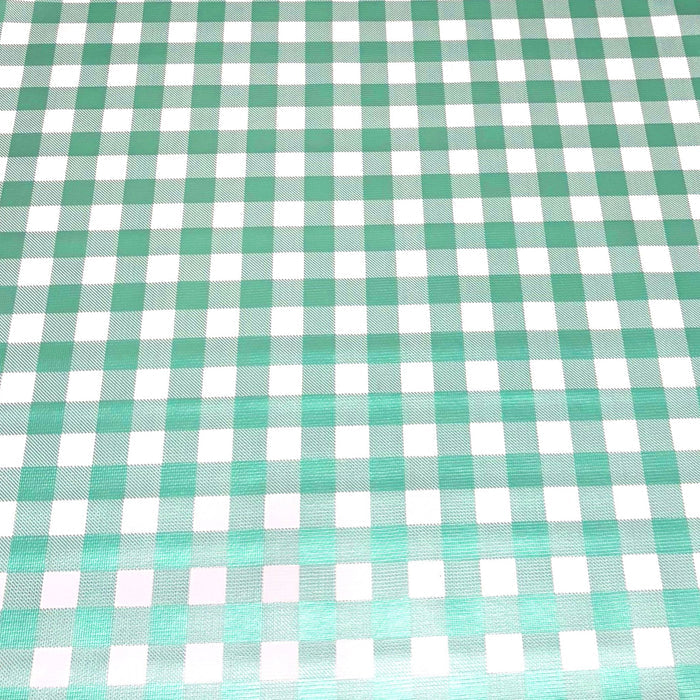 freckled sage metallic mint green oilcloth swatch