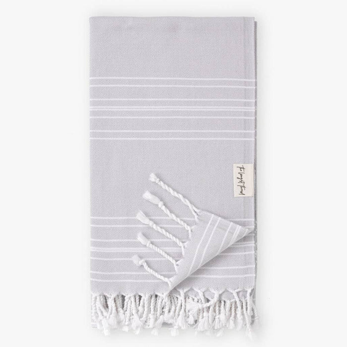 Saltwater Gray Turkish Towel