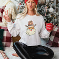Santa Cowboy Christmas Sweatshirt - Trendznmore