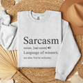 Sarcasm Defined Crewneck Sweatshirt
