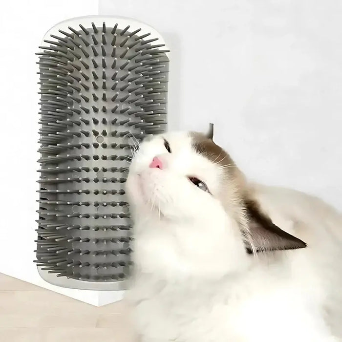 Self Grooming Pet Brush – Corner Massage Tool for Cats & Dogs
