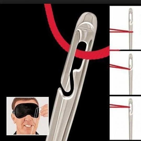 Self-threading Needles