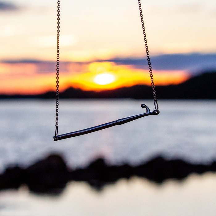 Sideways Boat Hook Necklace