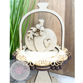 Single Pumpkin Cloche Cake display Add on Insert kit