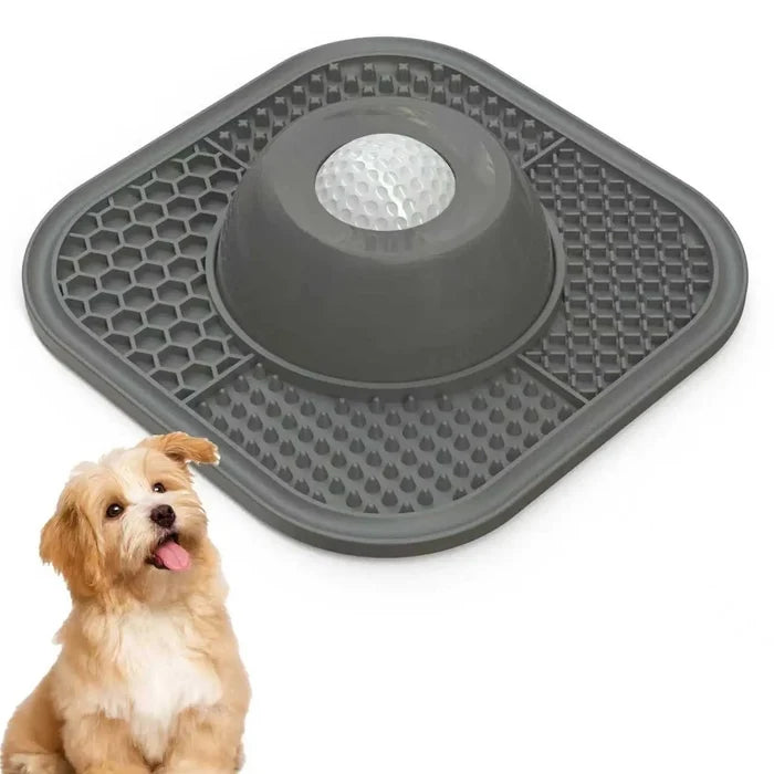 Slow Feeder & Lick Toy Bowl for Dogs