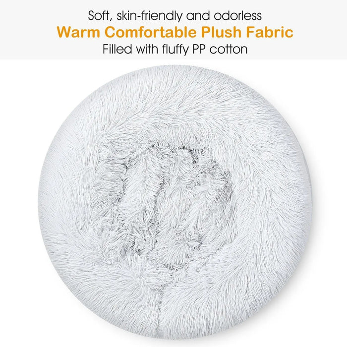 Soft Fleece Pet Bed – Warm Cozy Nest for Dogs & Cats