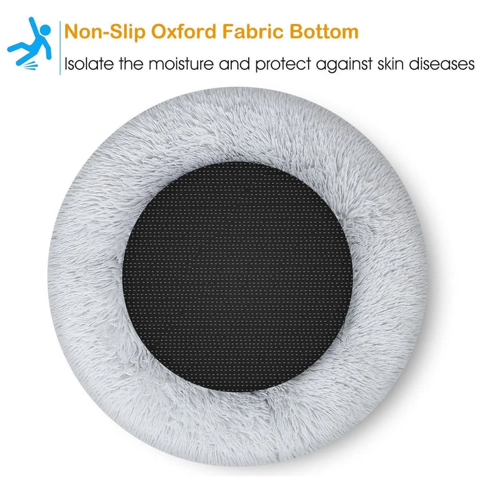 Soft Fleece Pet Bed – Warm Cozy Nest for Dogs & Cats