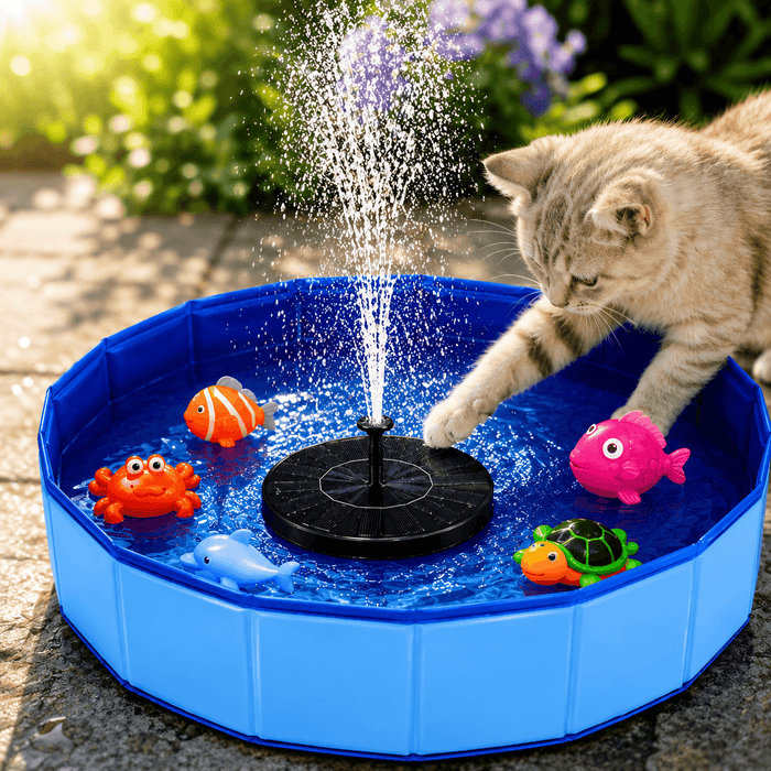 Solar Pet Splash Pool Fursera