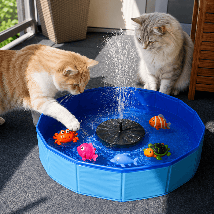 Solar Pet Splash Pool Fursera