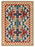 Dry valley kilim area rug. 8' x 11'. Made in the USA. Your Western Decor, LLC
