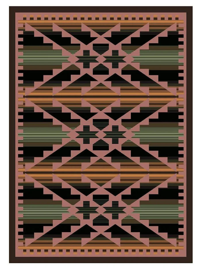 Saddle Blanket - Periwinkle - Your Western Decor, LLC