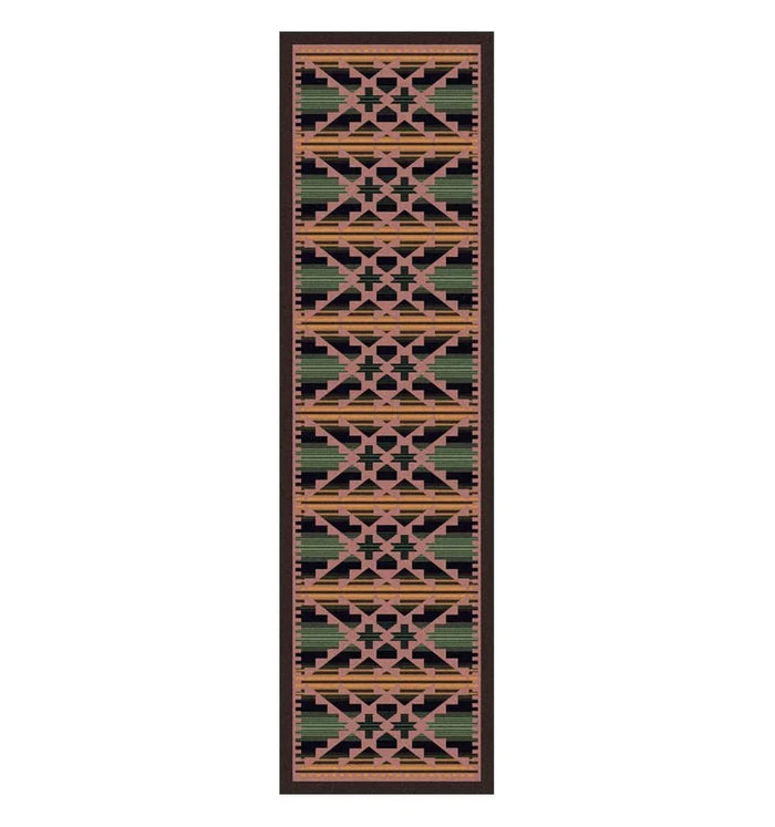 Southwest Saddle Blanket Floor Runner - Made in the USA - Your Western Decor, LLC