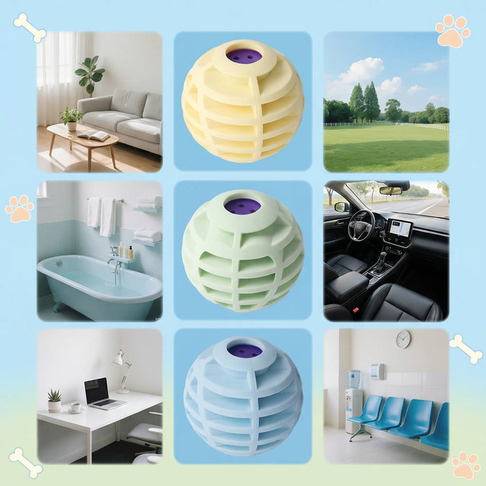 Squeaky Pet Ball – Interactive Sound Toy for Dogs & Cats