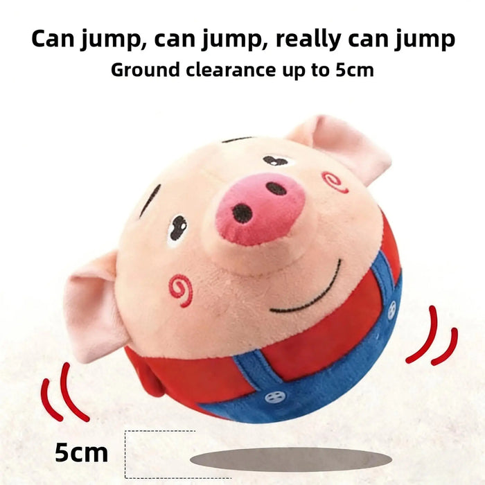 Squeaky Pig Dog Toy – Soft Plush Interactive Chew & Play Toy