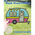 Style 191 Camper Laser Cut Outline Frame Blank