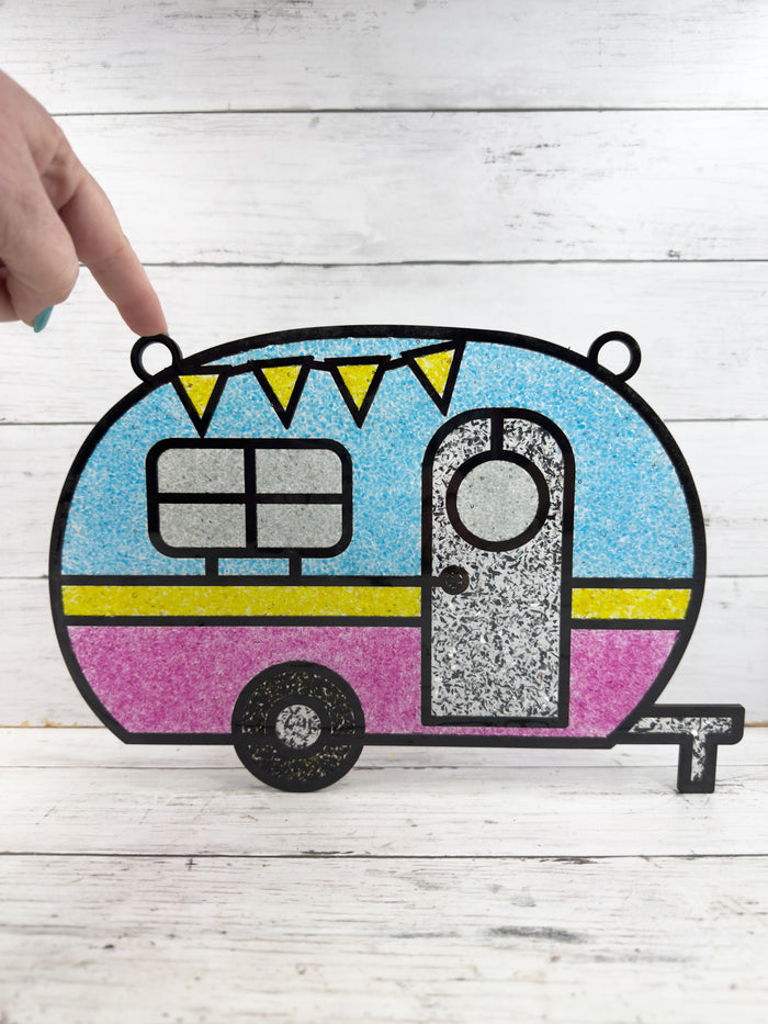 Style 191 Camper Laser Cut Outline Frame Blank