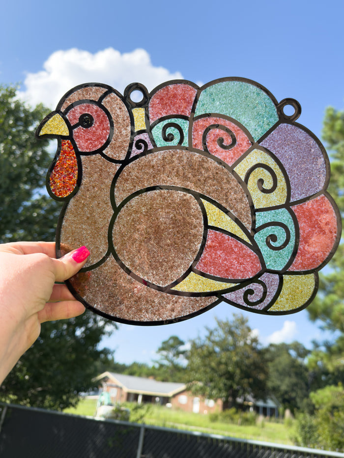 Style 195 Turkey Laser Cut Outline Frame Blank