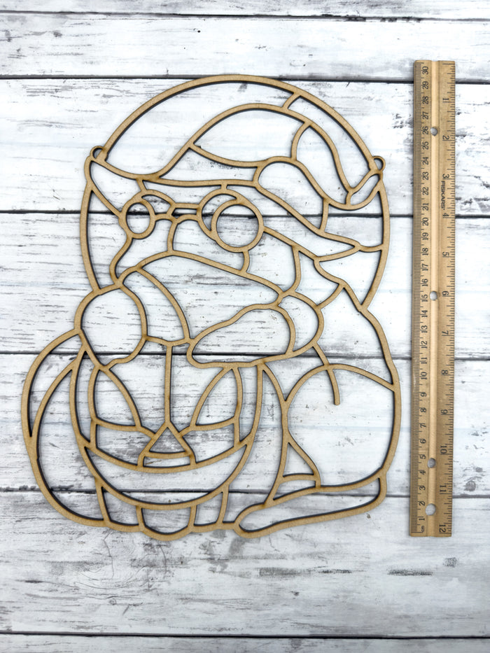Style 227 Spooky Frog Laser Cut Outline Frame Blank
