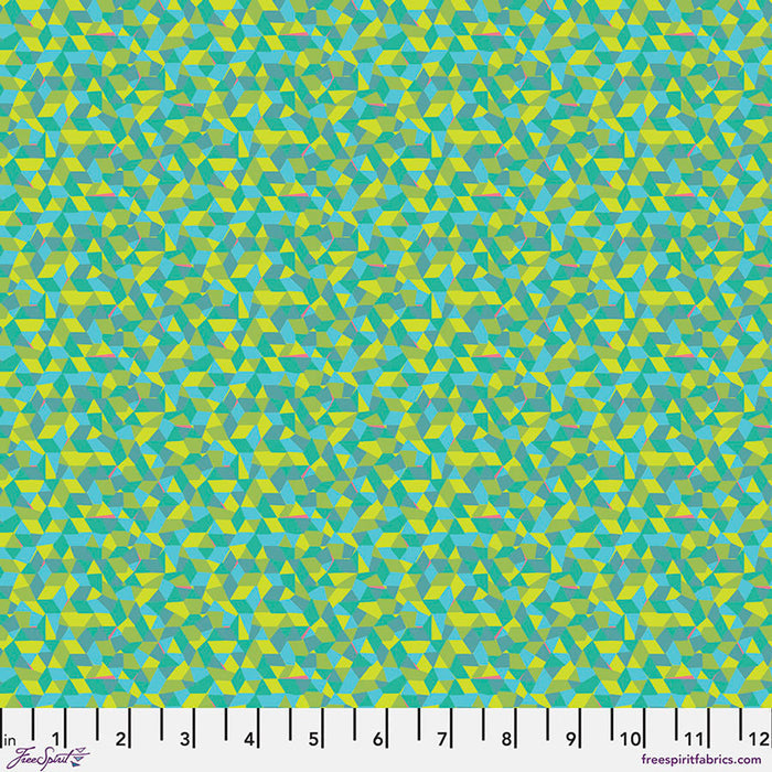 Sunny - Green || Next Door Garden by Victoria Findlay Wolfe for Freespirit Fabrics