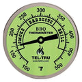 Tel-Tru BQ300 3" Glow Dial Barbecue Thermometer Cooking Thermometers