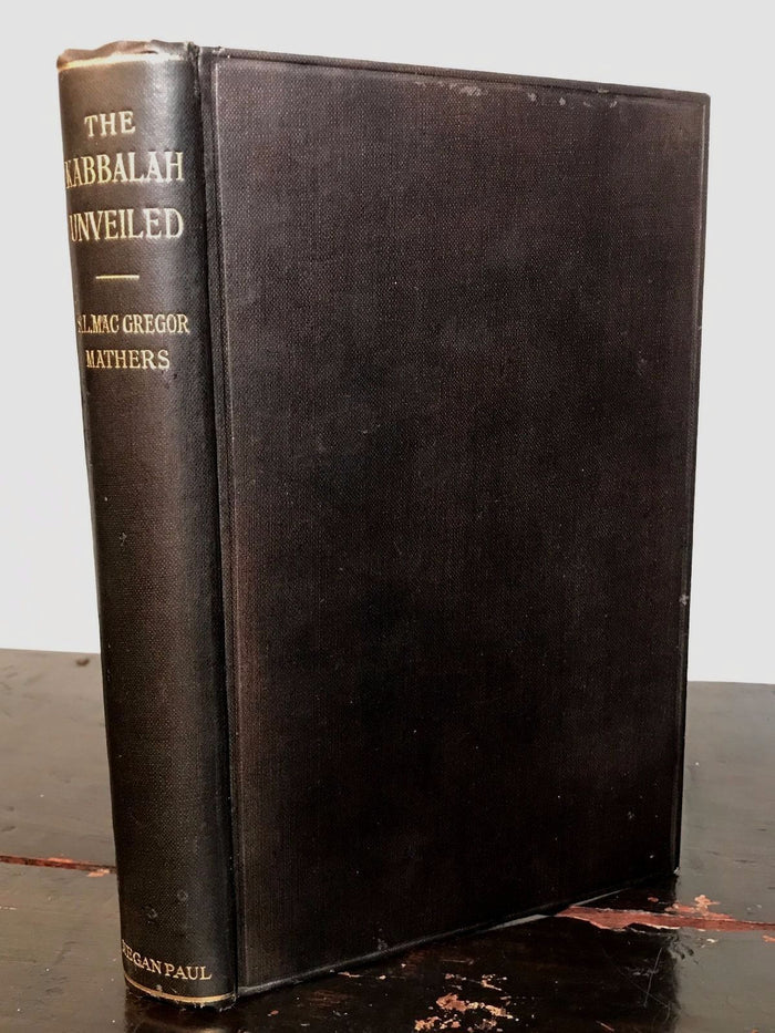 THE KABBALAH UNVEILED, S.L. MacGregor Mathers, 1st/4th 1926 Kabbalah Golden Dawn
