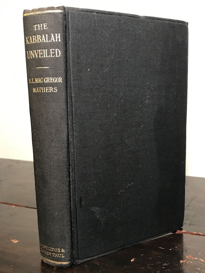 THE KABBALAH UNVEILED, S.L. MacGregor Mathers, 1st/8th 1957 Kabbalah Golden Dawn