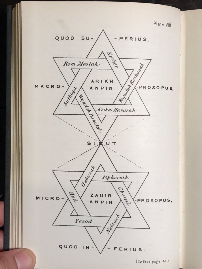 THE KABBALAH UNVEILED, S.L. MacGregor Mathers, 1st/8th 1957 Kabbalah Golden Dawn