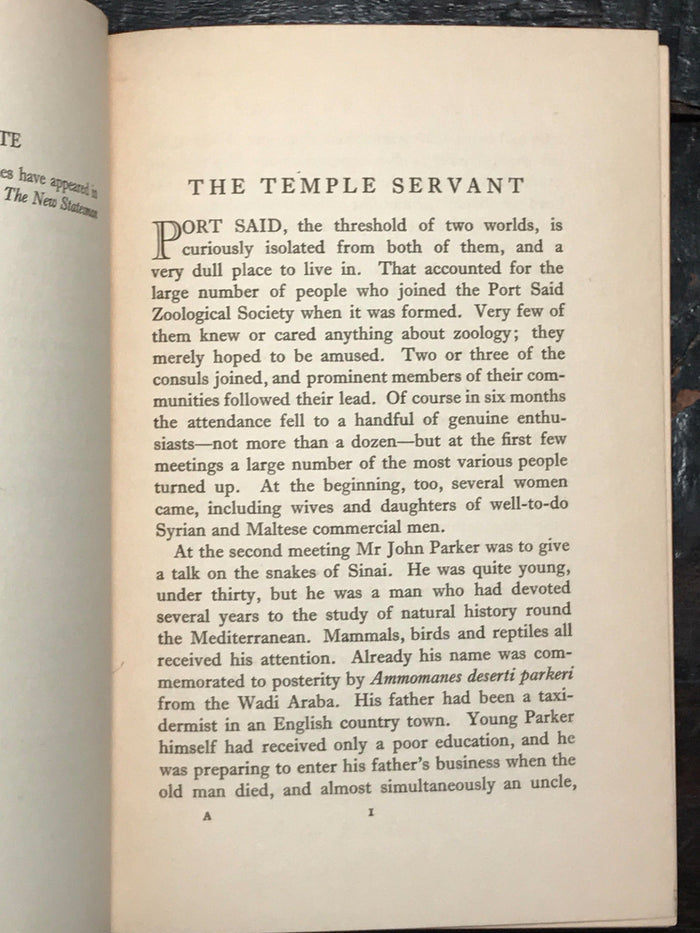 THE TEMPLE SERVANT by E.R. MORROUGH, 1st / 1st, 1930 ~ EGYPTIAN GOTHIC HORROR