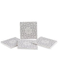 Thirstystone Woodblock Pattern 4-Pc. Coasters Set